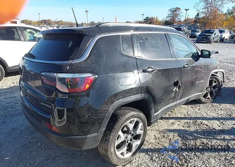 2018 Jeep Compass Limited 4X4 из США, поврежденный, VIN 3C4NJDCB2JT440622